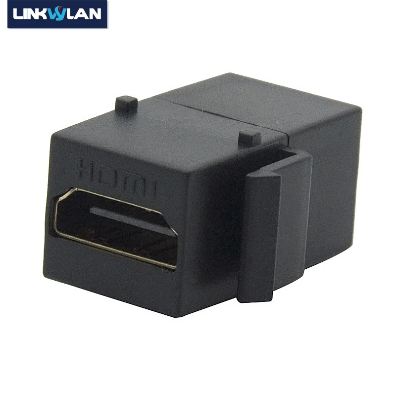 Do kabla HDMI Keystone Adapter złącze żeńskie gniazdo wkładka złącze nadaje się do montażu na ścianie lub pusty Panel krosowy