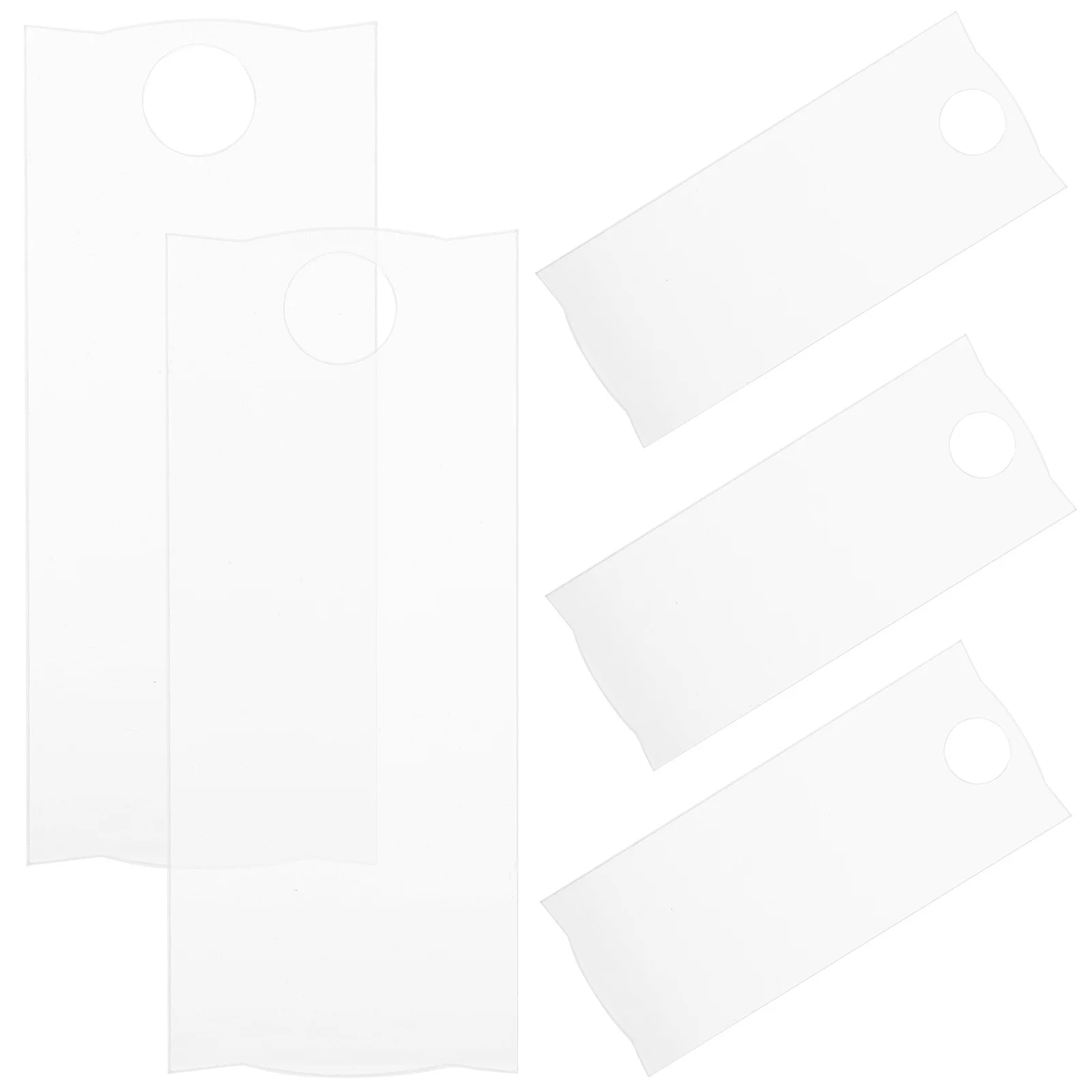 5 pièces tasse remarquable décor nom Badge pour gobelet Sublimation blanc acrylique bricolage étiquette plaque bureau école hôtel personnel utiliser nom vierge