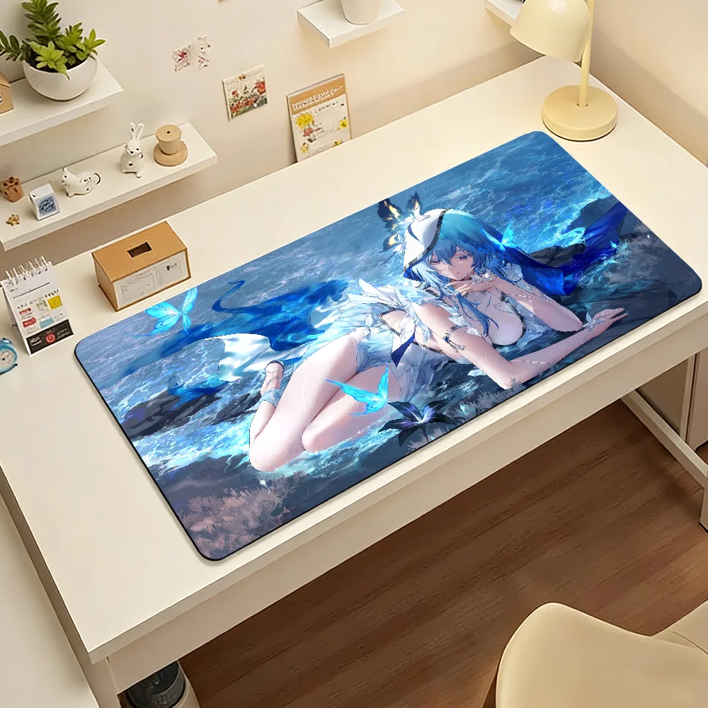 Wuthering Waves The Shorekeeper Mouse Pad Large Non-Slip Waterproof Mat Stitched Edge Keyboard Pad for Gaming Daily Office