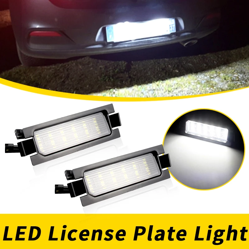 2x Error Free 18SMD LED Number License Plate Light For Hyundai I30 GD Accent Elantra GT Backlight KIA Ceed ED JD Car Accessories