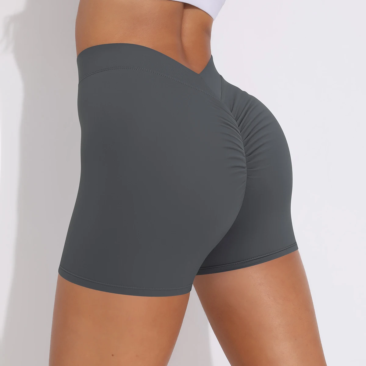 Yoga Shorts Women Sports High Waist Yoga Shorts Female Tight Cycling Shorts Gym Shorts Casual Workout Running Peach Butt Shorts