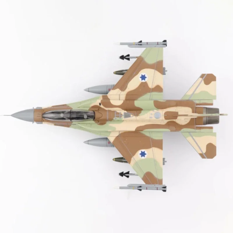 Diecast escala 1:72 HA38009 F-16I F16 luchador aleación acabado modelo de simulación juguete decoración estática regalos de recuerdo para niño adulto