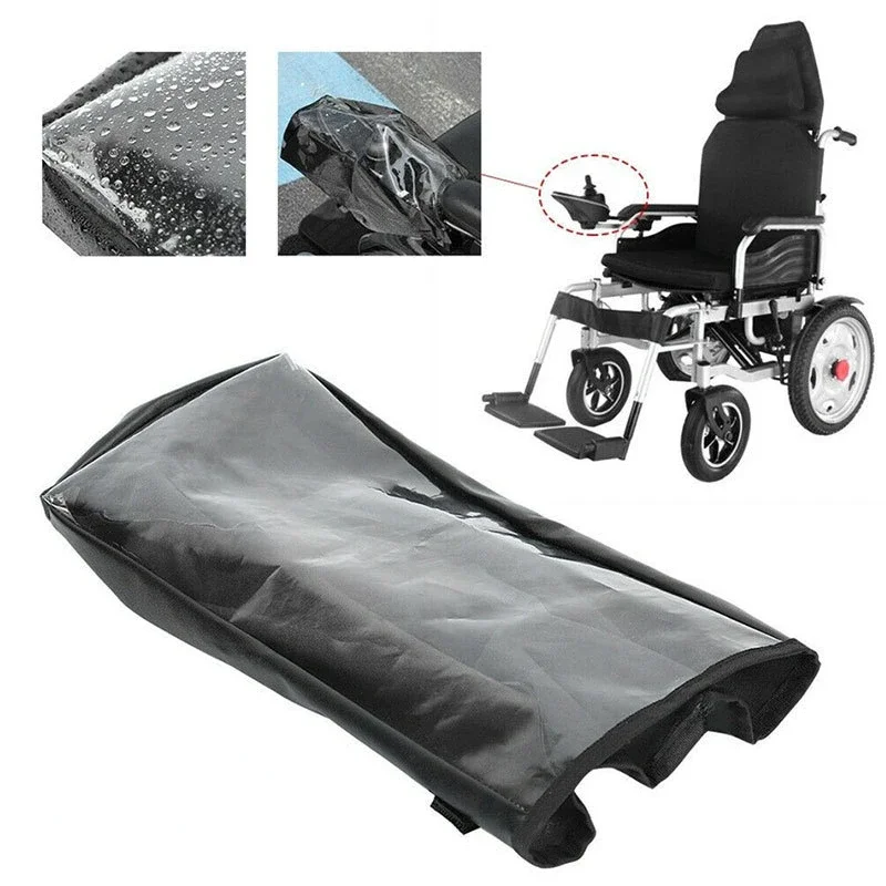 Transparent Wheelchair Control Panel Protective Cover Disabled Electric Wheelchair Waterproof Control Lever Chair Accessories