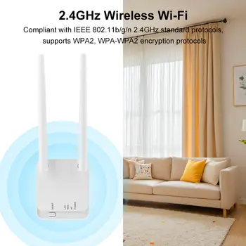 KuWFi CAT4 4G router 2,4 GHz WiFi router 4G LTE modem s externími 5dBi anténami Ethernet port Slot pro SIM kartu Podpora 10 zařízení 10 nejlepší prodej 4G LTE router s venkovní anténou - №8