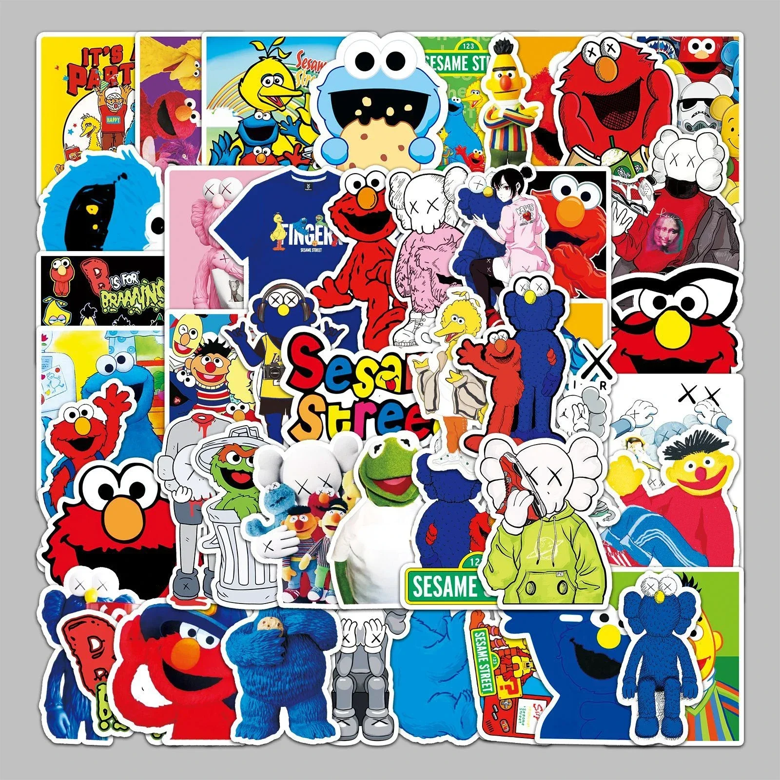 23/50/65pcs Cartoon Anime Guitar Skateboard Graffiti Car Sticker Waterproof Sticker
