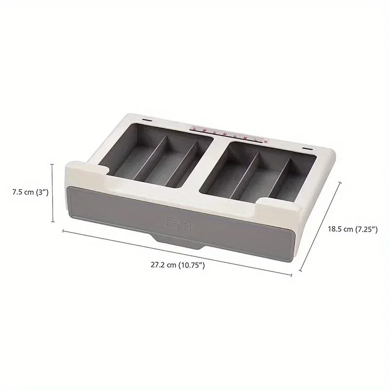 1pc 6 Grid Capsule Coffee Tea Bag Organizer Small Drawer Organizer Box No-Punch Space-Saving Storage Boxes  Capsule Holder