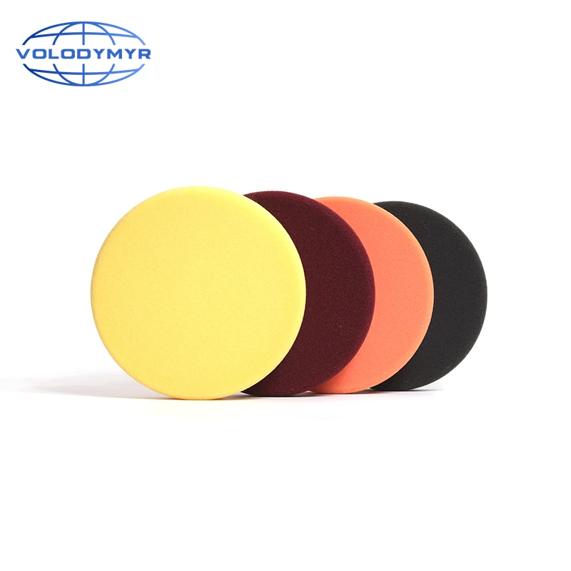 Volodymyr Flat Polishing Pad Disc Polish Pads Kit Sponge 6inch Buffer Backing Plate for Car Polisher Detailing Car Gadget Polish