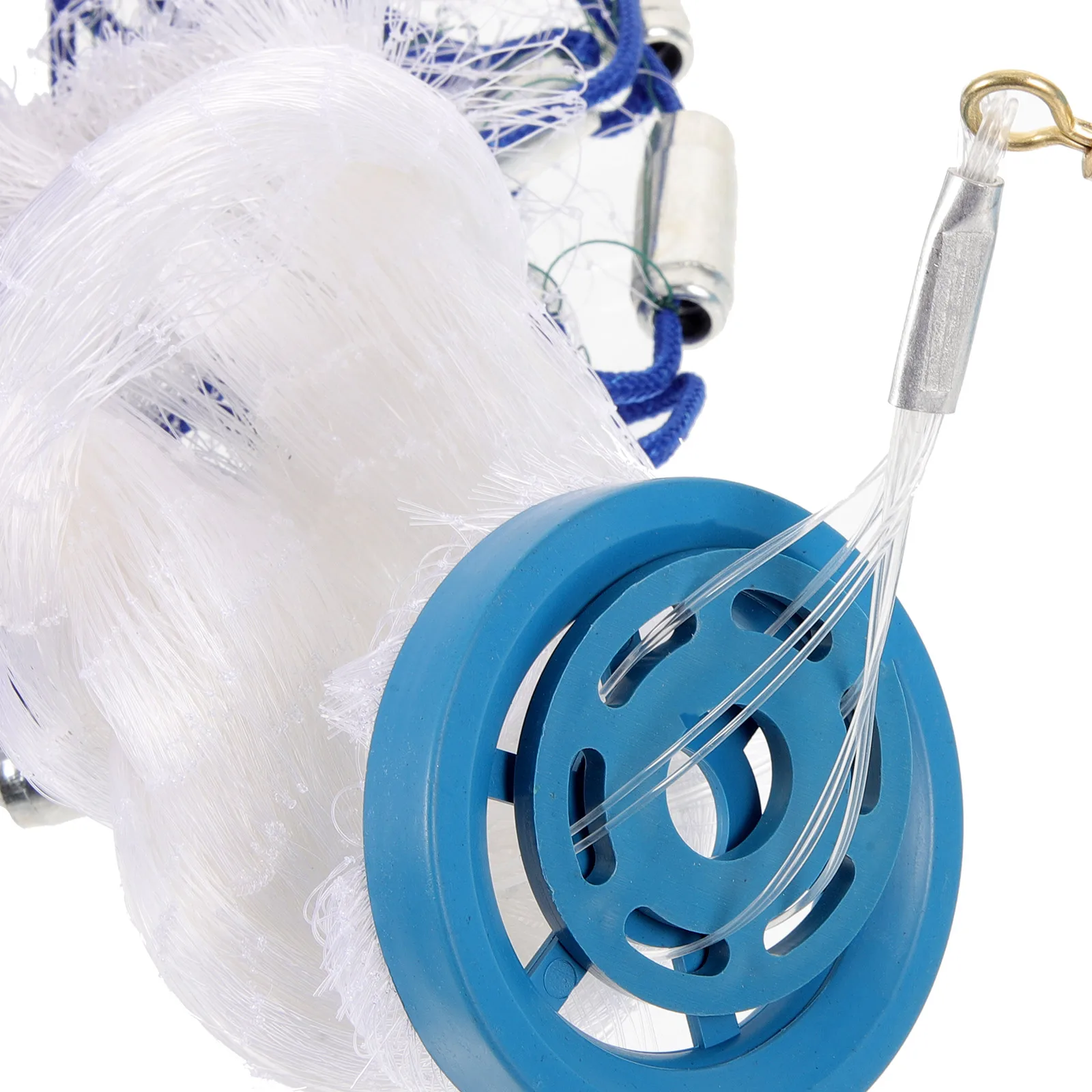 

Heavy Duty Fishing Cast Net Hand Throwing Net For Live Bait Outdoor Fish Catching Mesh Throw Net Wear Resistant 1pcs