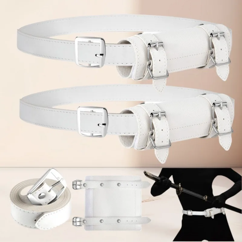 كاتانا السيف حزام الحافظة الحقيقية اليابانية كاتانا سيف ساموراي الظهر الأشرطة شيطان القاتل الخصر كم الأشرطة أنيمي تأثيري الدعامة #1