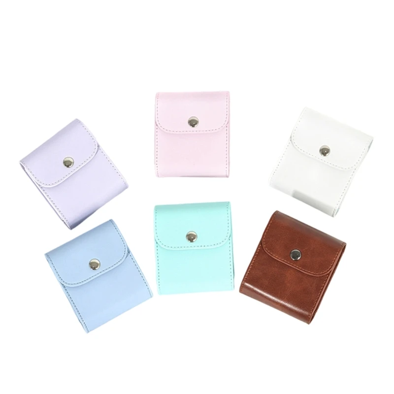U75B Elegant PU Carrying For 3Inch Instantly Photo Paper Holder Suitable For Mini/SQ Cameras Photo Paper Functional Bag