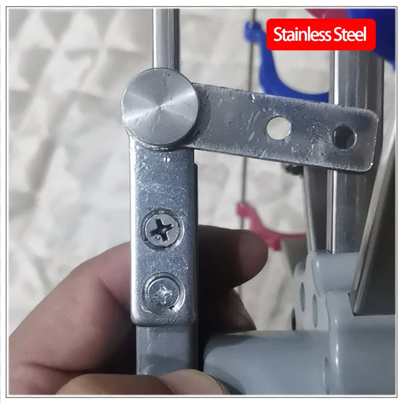 

2pcs Stainless Steel Damping Shaft Torque Hinge Arbitrary Stop Equipment Instrument 360 Degree Of Rotation Positioning Damper