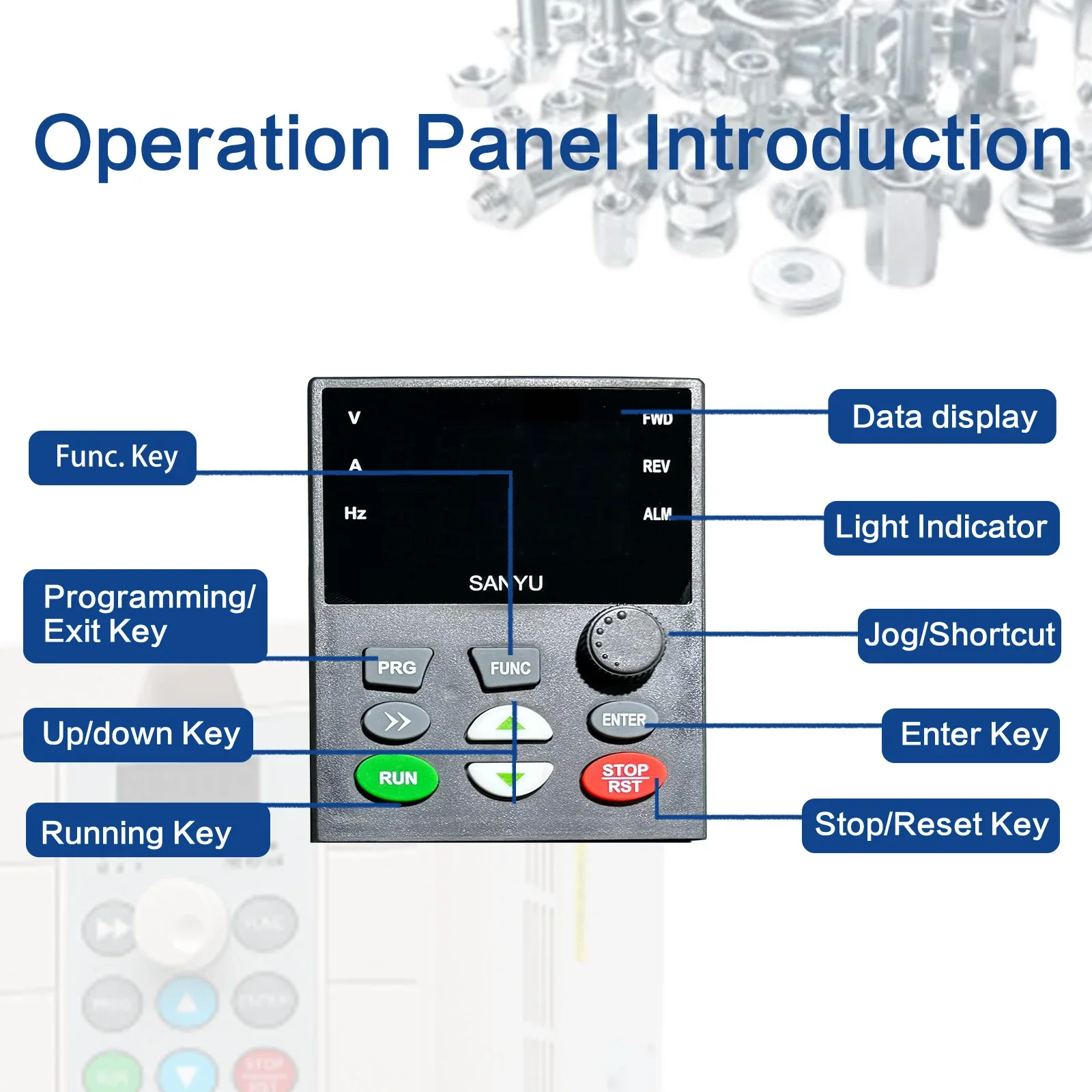 High Speed Inverter SY3000 3PH 380V 50/60HZ Solar Pump Inverter Solar Inverter with CE