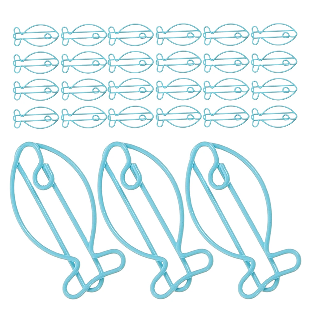 

60 Pcs Creative Paper Clip Office Supplies Funny Cute Clips Cartoon Animal Shaped