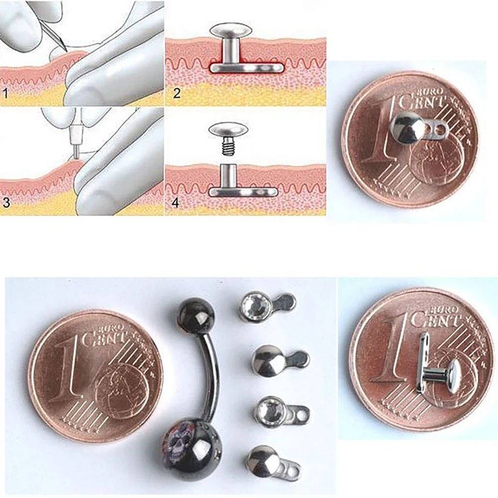 Dremoto-薬用形状のジュエリー,マグネティックベース,スレッド,ハート型,サイズ23〜14g,1ユニット
