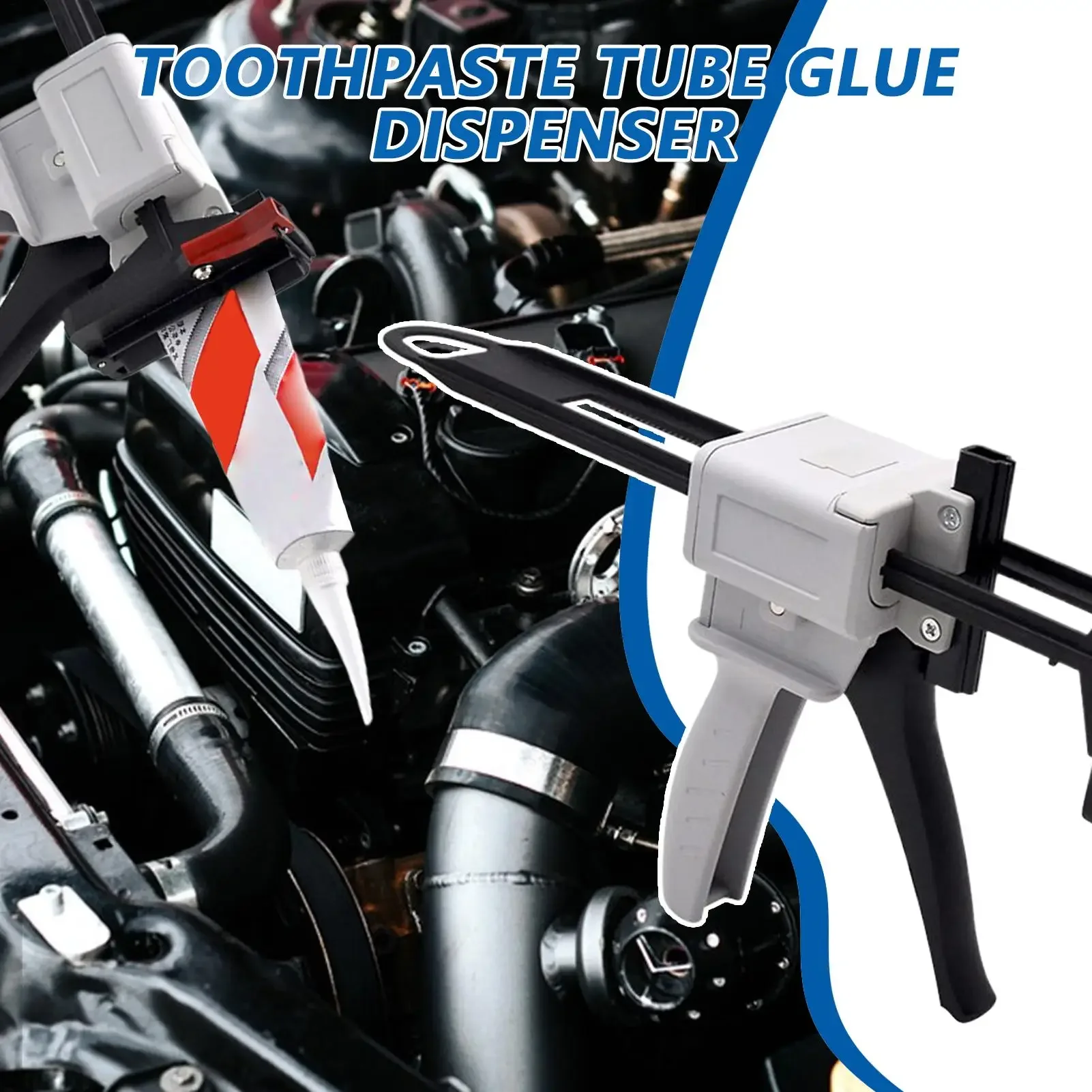 Tube Squeezing Tool Manual Toothpaste Tube Squeezer Home Supplies for Industrial Daily Marine Sealant Cartridges Cream Repair
