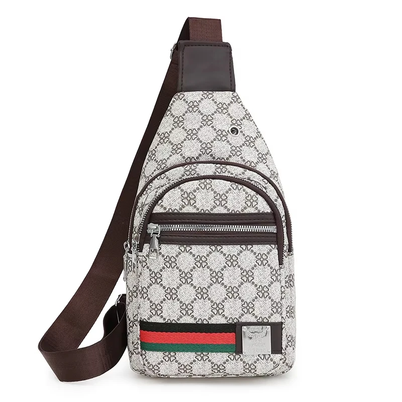 Multifunktionale Anglertasche für Herren, Schulter- und Brusttasche, Seitliche Crossbody-Freizeittasche mit Kopfhöreranschluss – Detail 1