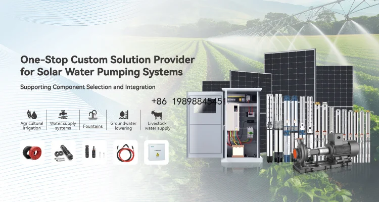 Solar Water Pump System Kits for Off Grid Agriculture Irrigation Factory Deep Well Borehole Submersible