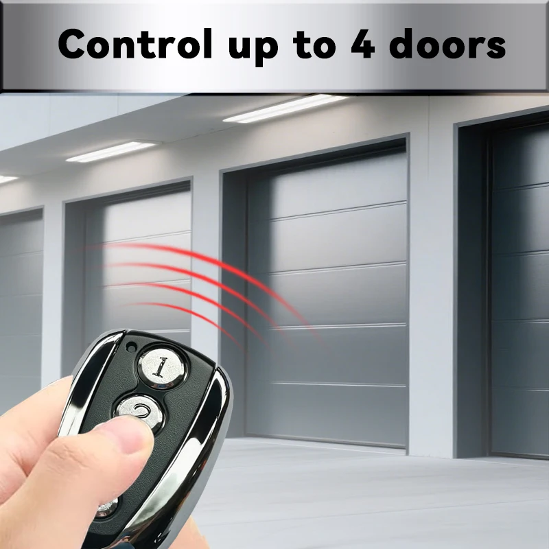 Пульт дистанционного управления для гаражных ворот, совместимый с моделями McKnight GDS800 GDS1000 N28928 GDS 433 МГц Пульт дистанционного управления для гаражных ворот, совместимый с моделями McKnight GDS800 GDS1000 N28928 GDS 433 МГц