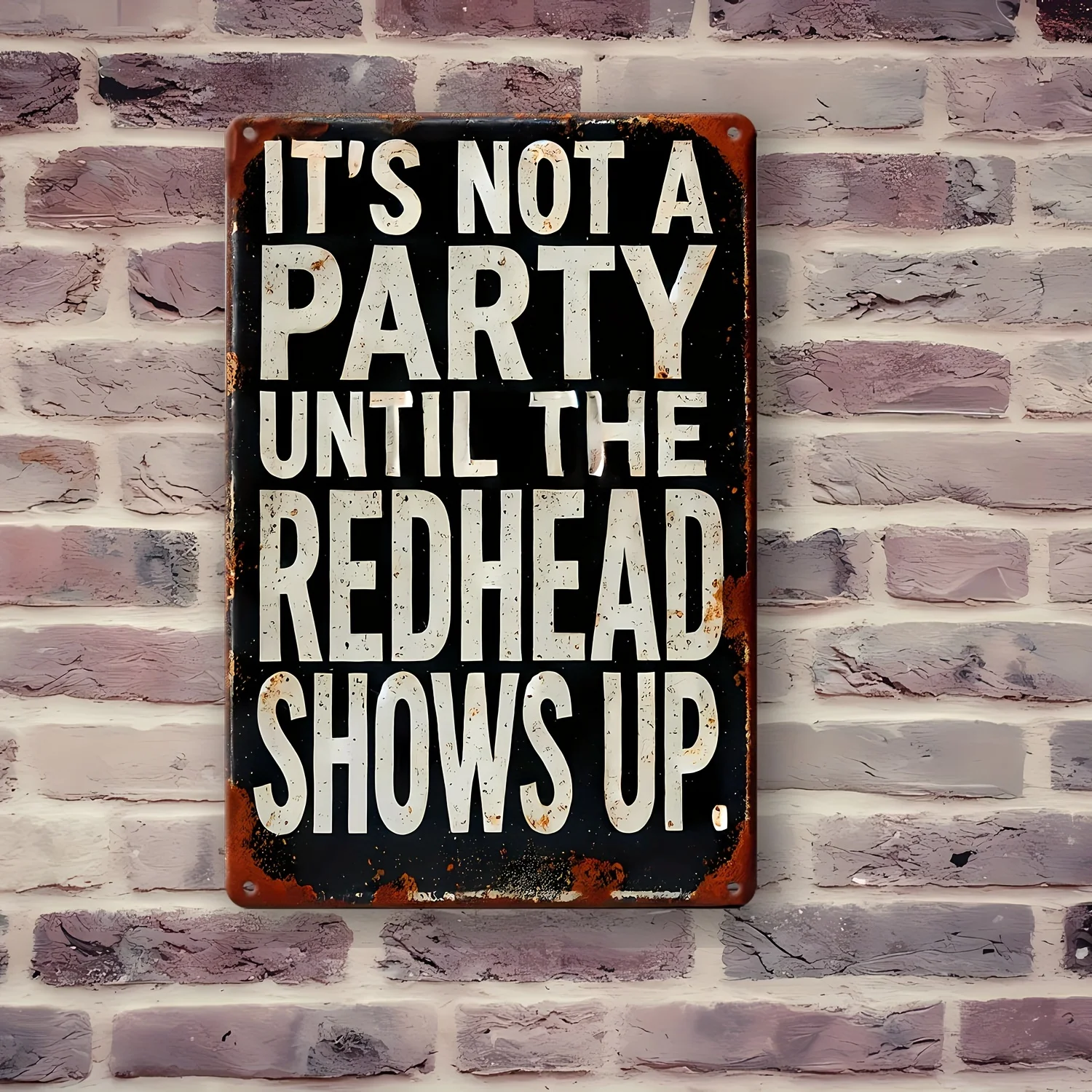 Vintage Humor Metal Sign - 