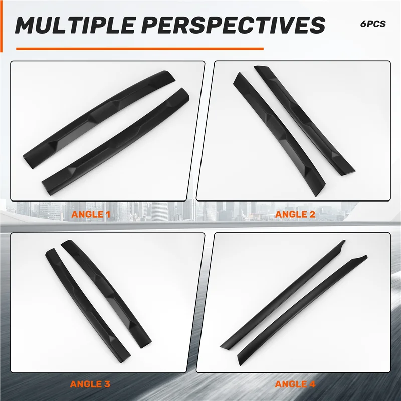 

LHD For Tiguan L 2017-2021 Front Bumper Mesh Center Grille Grill Moulding Strips Cover Trim