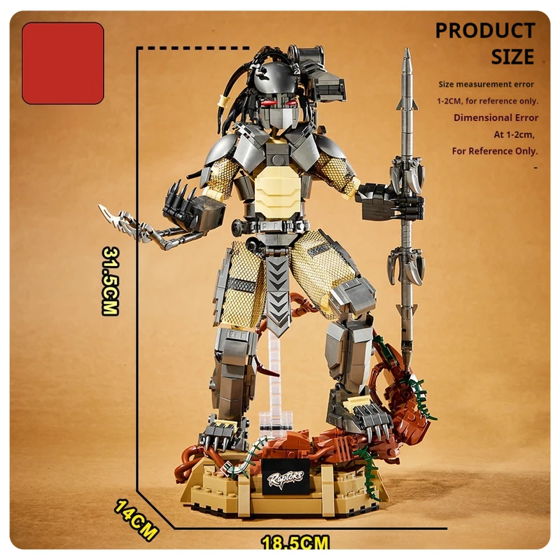 مجموعة مكعبات بناء تعليمية للأطفال من Alien Beast Iron Blooded متوافقة مع لعبة هدية عيد ميلاد من العلامات التجارية الأخرى #2