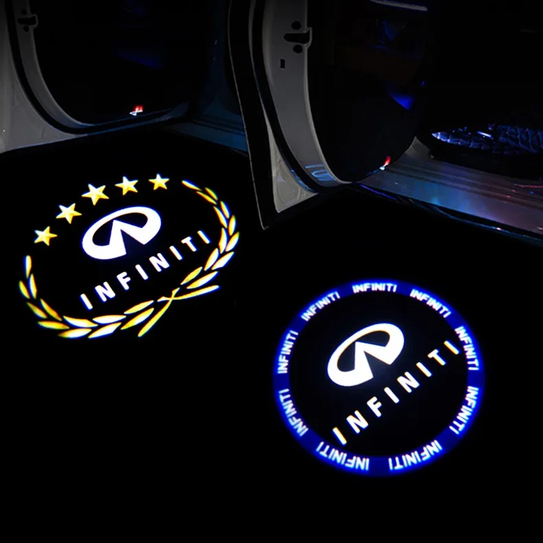 For Infiniti FX35 G35 G37 QX56 QX60 Q50 QX70 JX35 QX30 QX80 LED Voiture Porte Logo Projecteur Lumiere Fantome Ombre Lumiere Pour