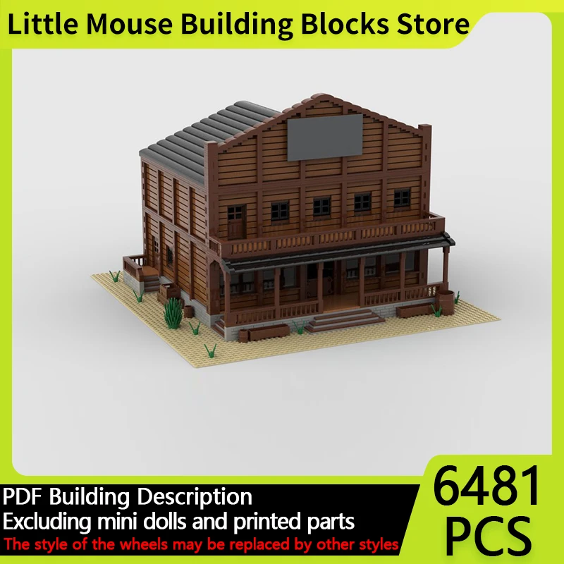 

Popular Game Model MOC Building Bricks Western-Style Buildings Modular Technology Gifts Holiday Assemble Children Toys Suit