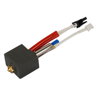 New 24V 60W Hotend Kit Thermistor Heater Throat for KingRoon KP3S V1 Extruder Hot End Kit 0.4mm Brass Nozzle