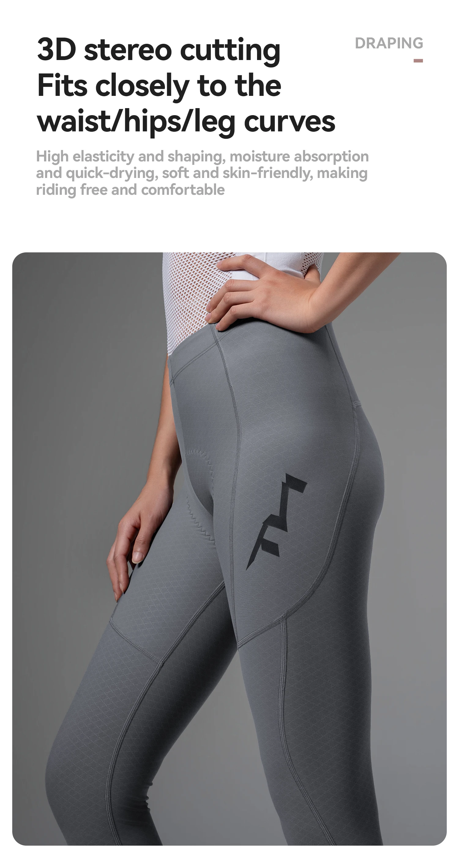 ROCKBROS Damen Fahrrad-Fleecehose Thermische Fahrrad-Tights mit Seitentasche für Handy Winddichte Leichte Radhose – Detail 8