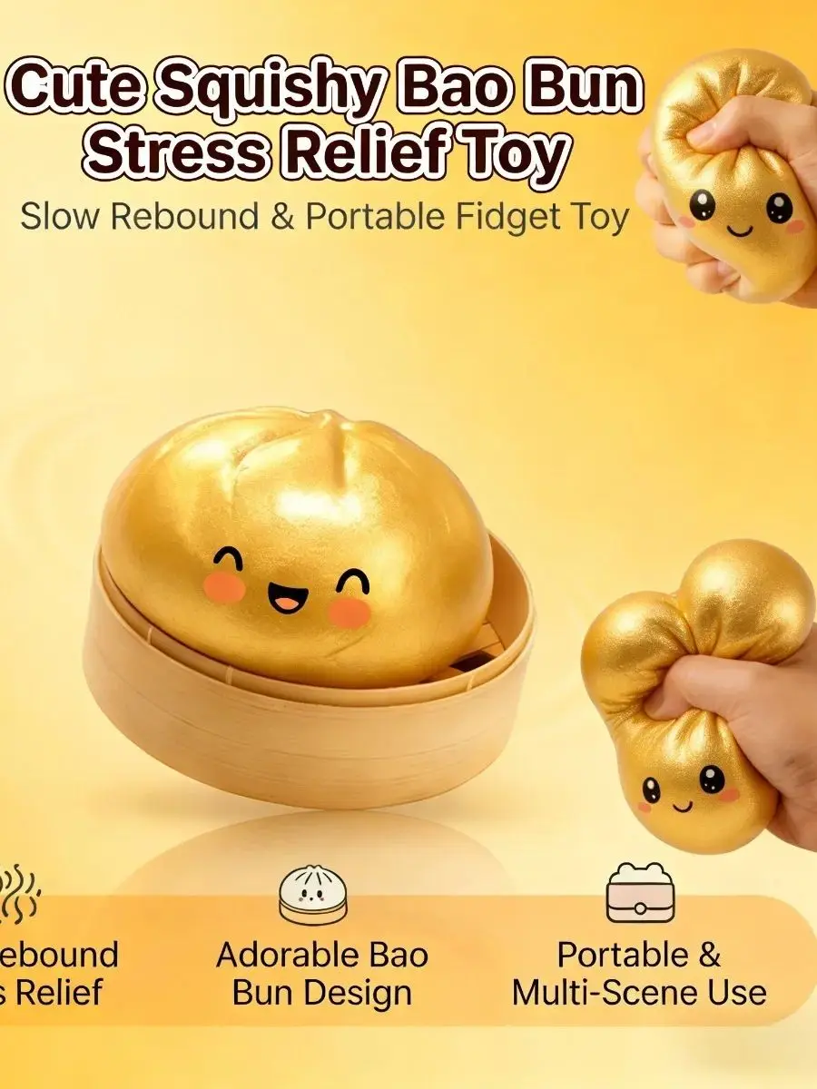 Kleurrijk Kristal Gestoomd Broodje Knijpspeeltje Herbruikbaar Plezier Stressverlichting Langzaam terugveren Flash Dumpling Desktop Decoratie Feestcadeaus - afbeelding 2