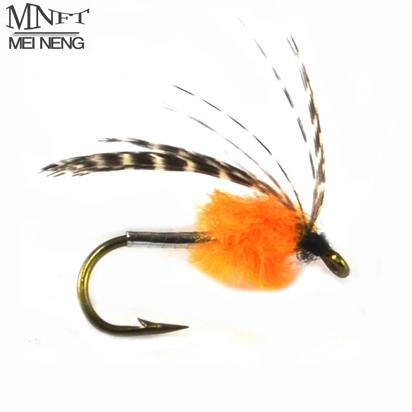 Cuerpo de ninfa Mayfly naranja MNFT para pesca con mosca a trucha