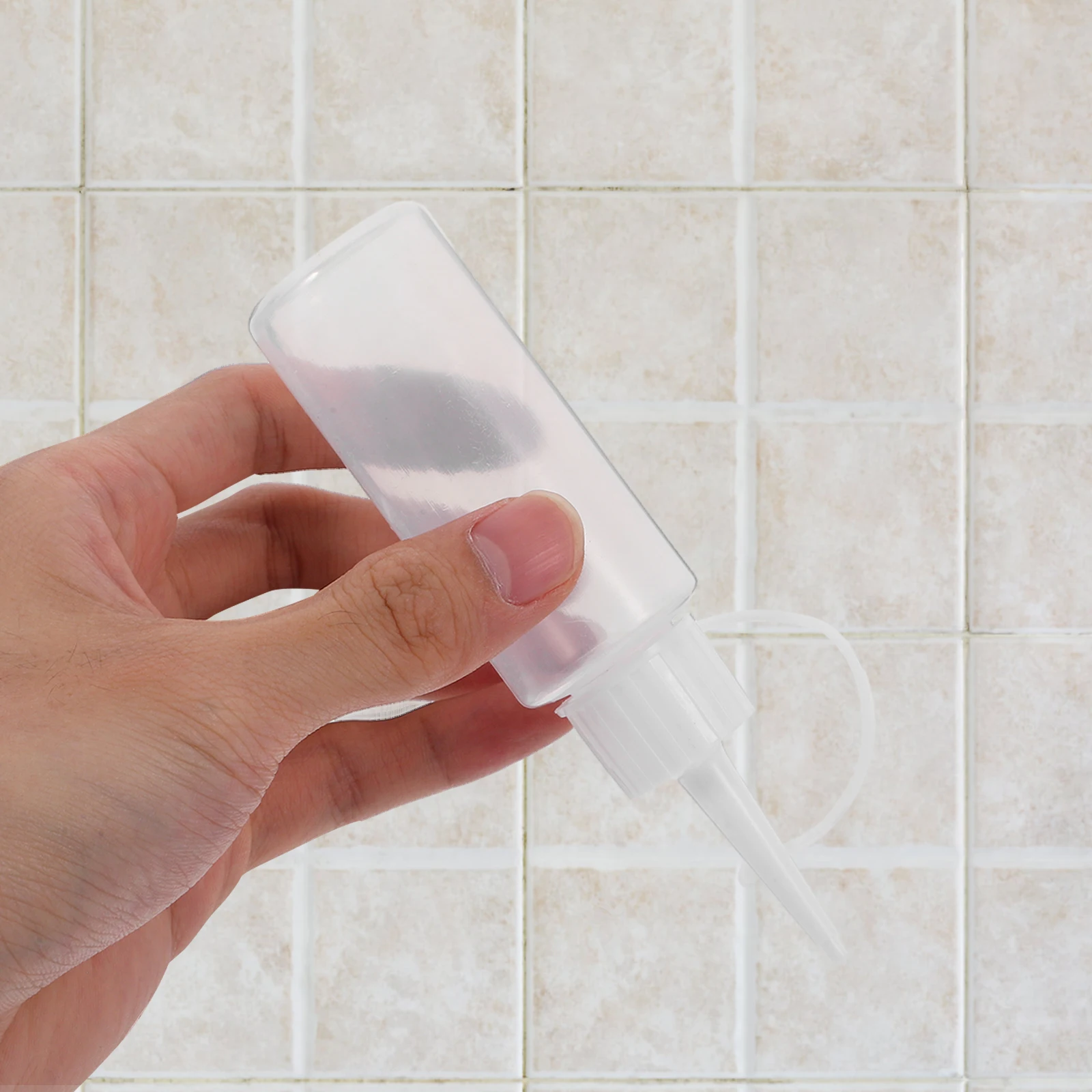 10Pcs Ldpe Plastic Bottles Clear Needle Tip Glue Applicator for Acrylic Paint Small Squeeze Bottles Craft Storage