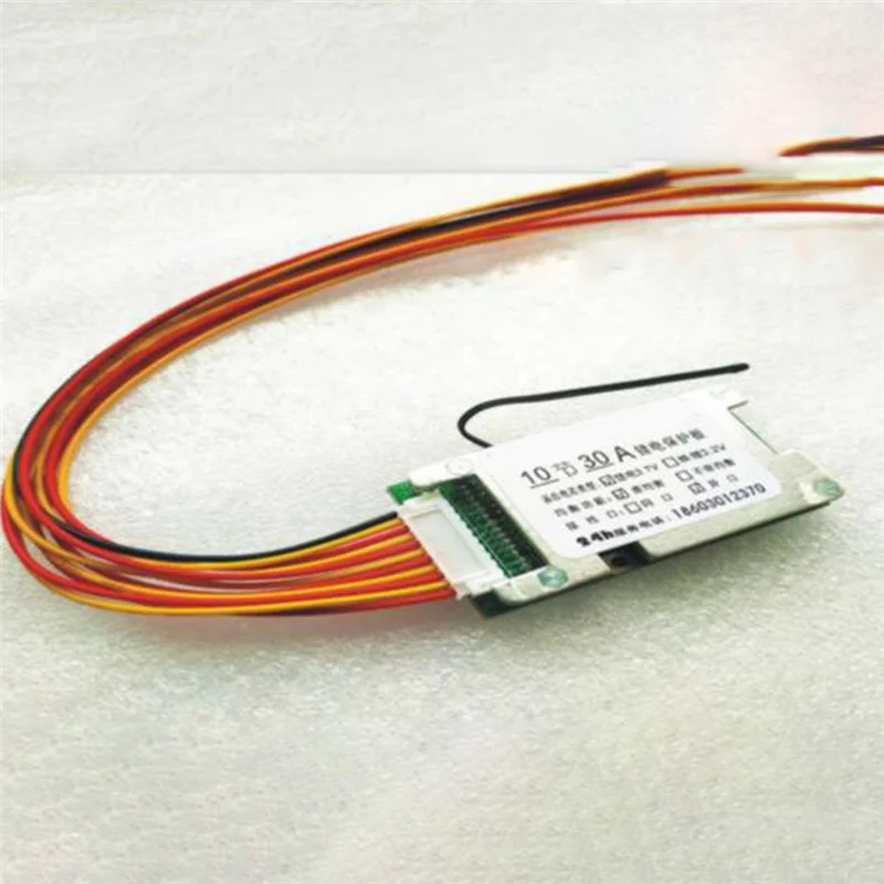 リチウムイオン電池保護ボード,18650セル,BMS PCBボード,10s,36v,30a