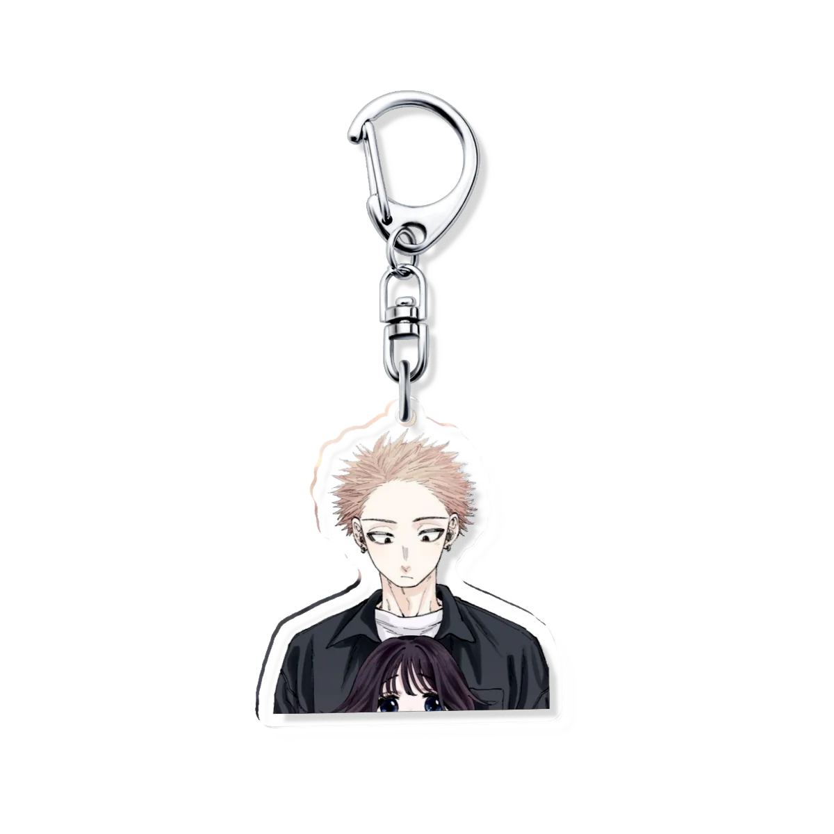 The Fragrant Flower Blooms With Dignity Anime Acrylic Keychain Products Couple Gift Key Chain Bag Charms Souvenir Lover Pendant