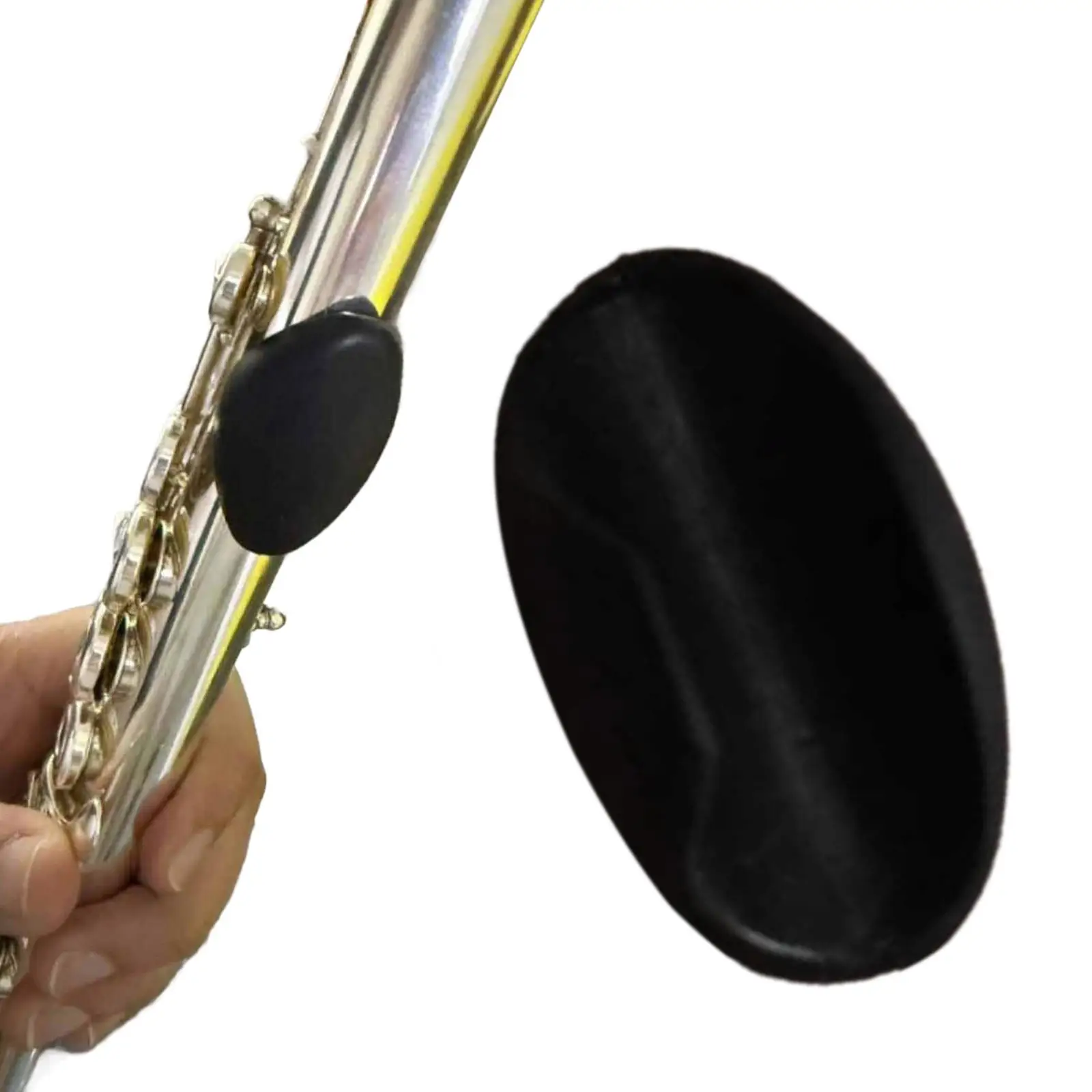 وسادة مسند الإبهام الفلوت، بديلة غير قابلة للانزلاق، غطاء إصبع مريح من السيليكون الناعم للمبتدئين في اللاعبين