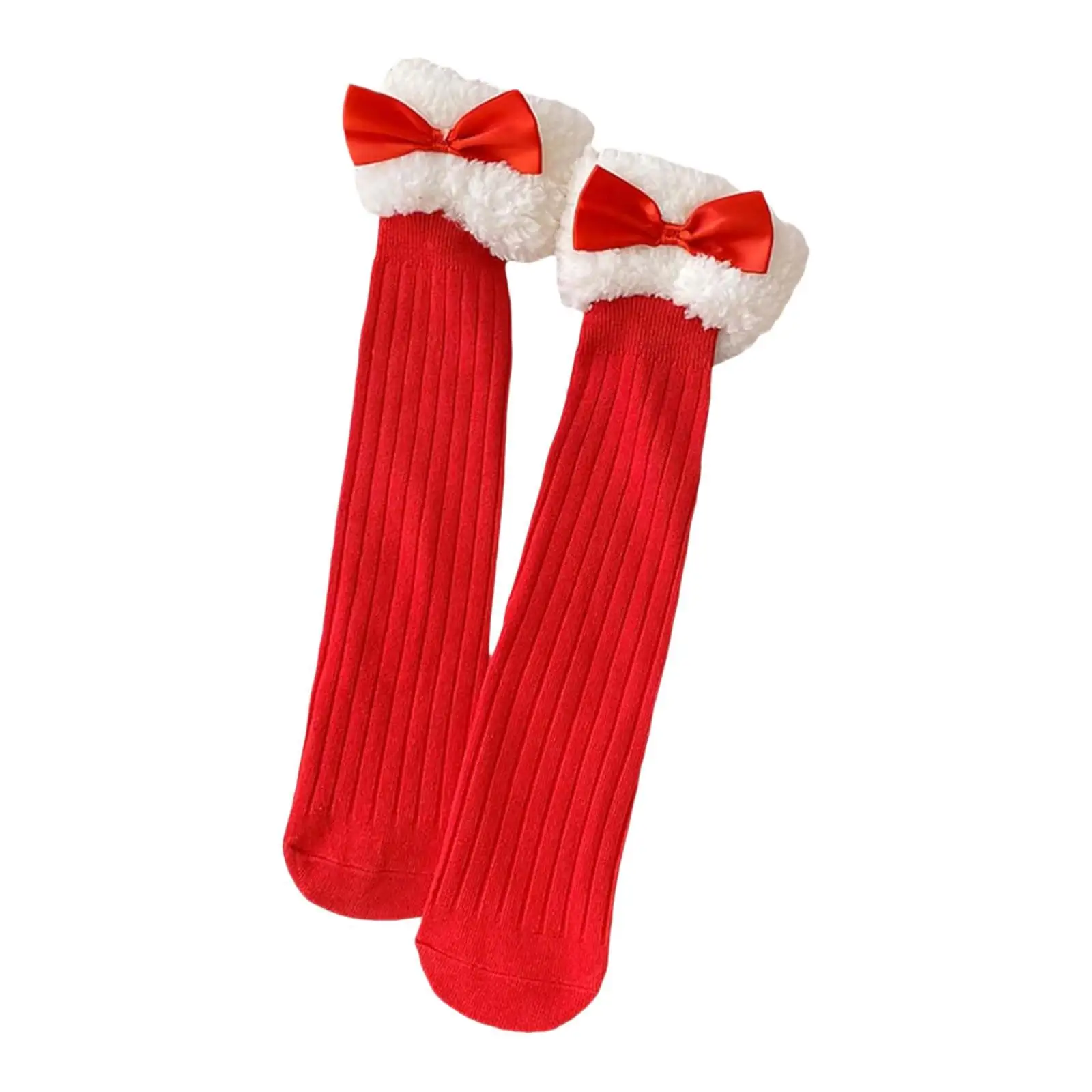 

Knee Socks for Girls Cute Novelty Warm Lay Flat 14.96 inch Winter Socks for Kids