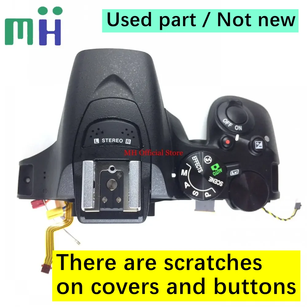 For Nikon D5500 Top Cover Top Case with Button Flex Flash Unit Camera Replacement Repair Part