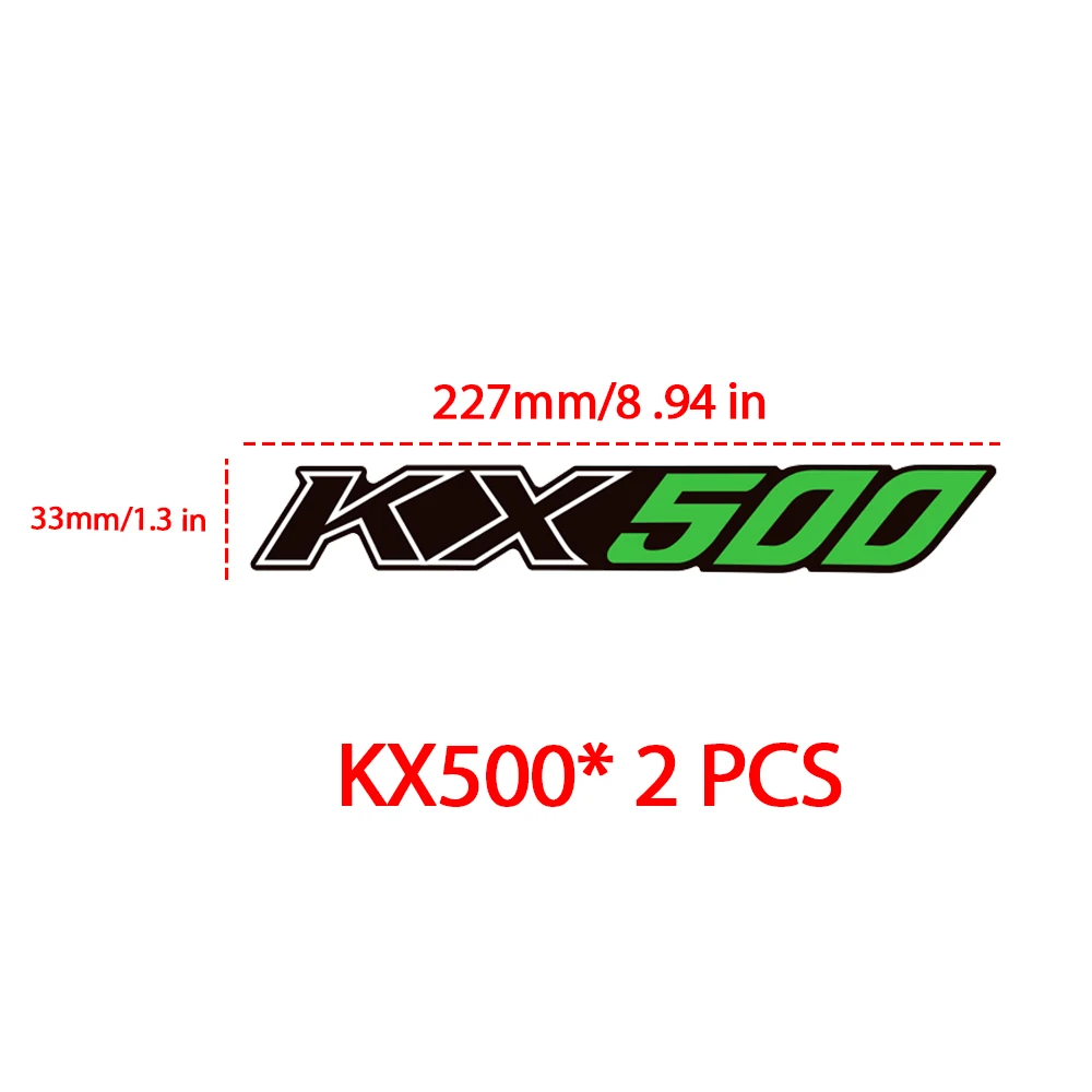 

Для KAWASAKI KX250 KX250X KX250F KX85 KX500 задняя наклейка для мотокросса, наклейки на руку, украшение для цепи, светоотражающие наклейки