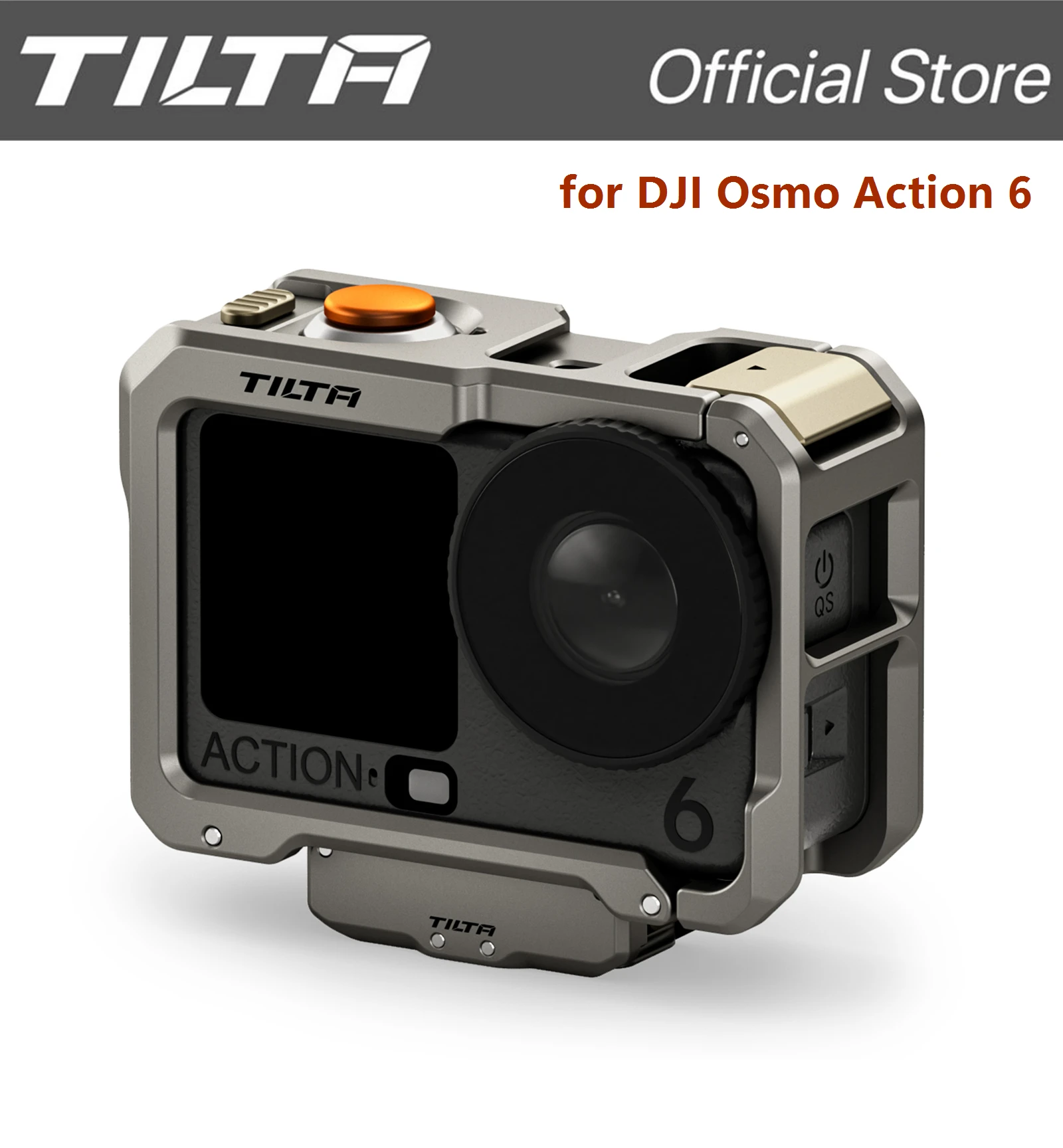 �y�Z�[�����zTILTA DJI Osmo Action 6 / Nano Action �J�����P�[�W�x�[�X�L�b�g �N�C�b�N�����[�X�}�E���g�x�[�X�v���[�g�t�� �Ό��t�B���^�[ TA-T95