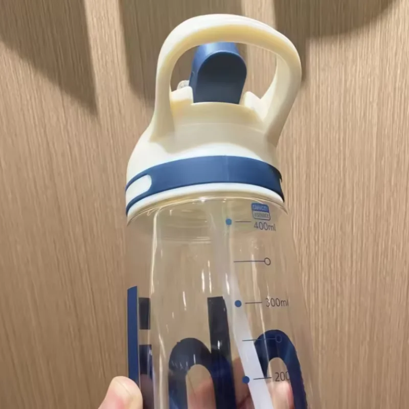 زجاجة مياه محمولة سعة 450 مل لصالة الألعاب الرياضية واللياقة البدنية والتخييم في الهواء الطلق والمشي لمسافات طويلة والرياضة - مادة الكمبيوتر، قابلة للغلق #5