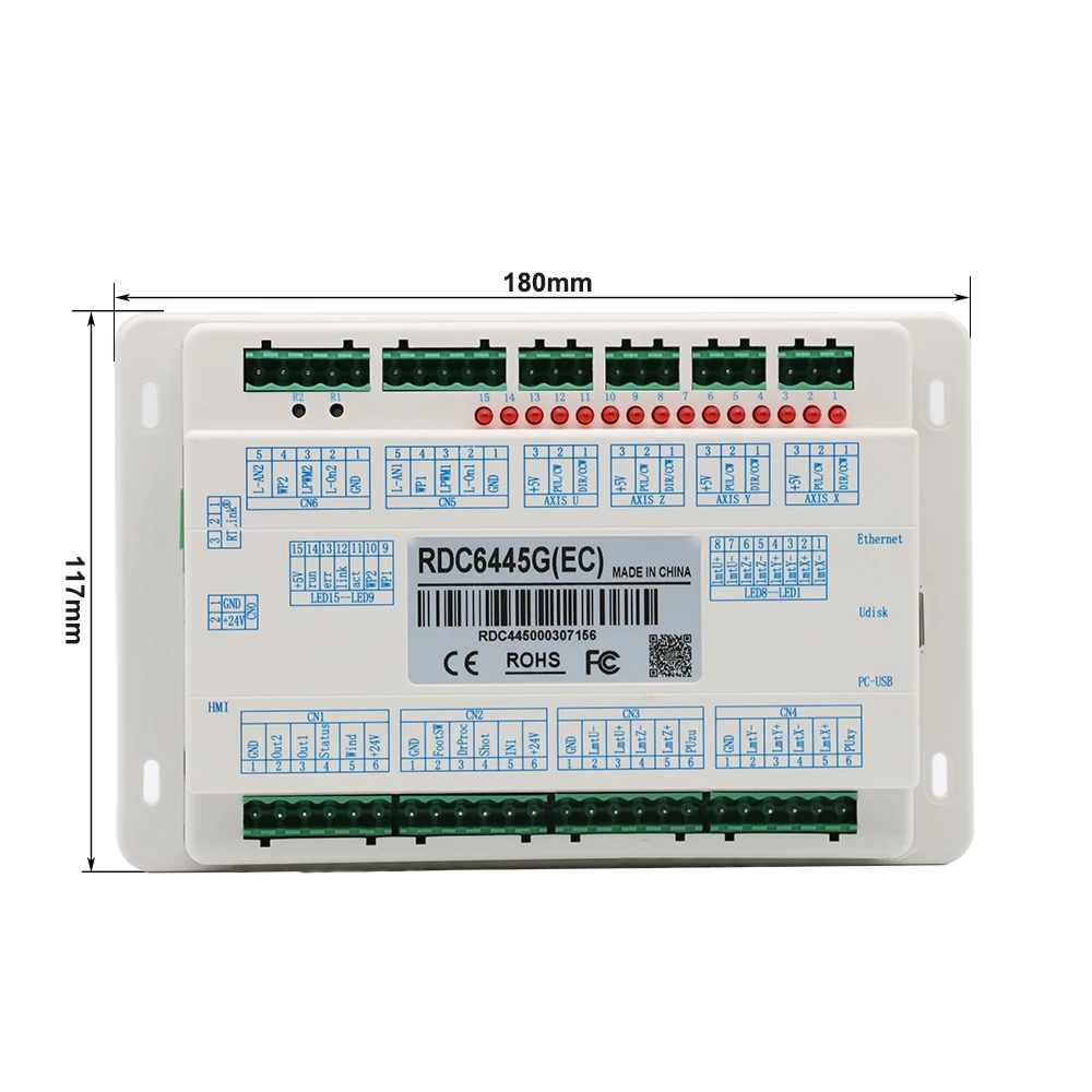 QDHWOEL Ruida RDC6445 RDC6445G RDC6445S Co2 Laser Controller for Laser Engraving Cutting Machine Upgrade RDC6442 RDC6442G