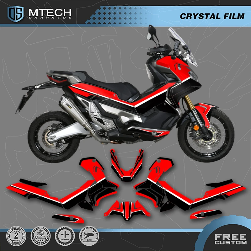 DSMTECH Custom Motorcycle Graphics Enduro Decals Stickers Kits For HONDA  X-ADV750 750cc 2017 2018 2019 2020-9