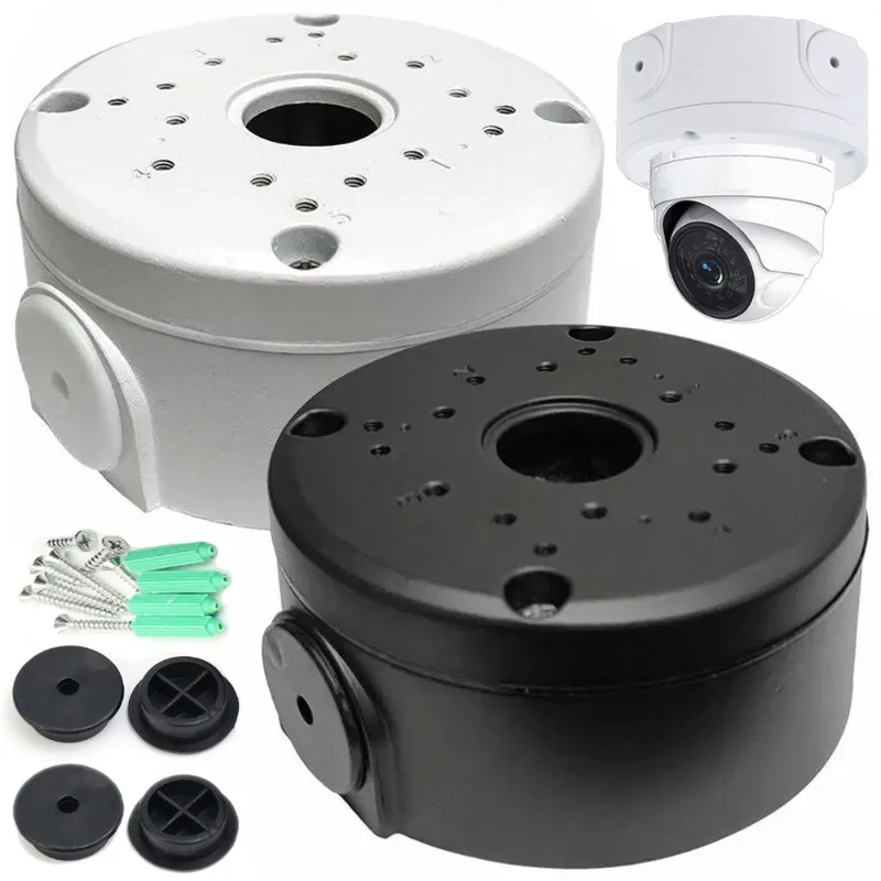 Camera Junction Box Cable Deep Base for Dome/IP Camera Waterproof Mount Bracket Plastic Base Surveillance Dome Brackets