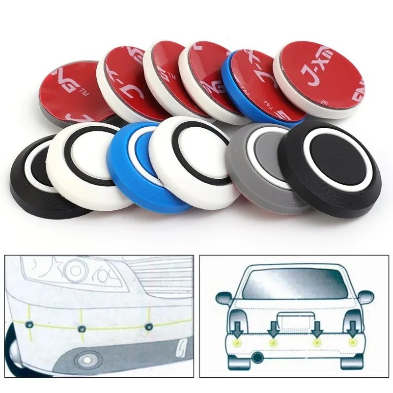 Anti Collision Car Bumper Guard Pad Self-adhesive Bumper Trunk Shock Absorber Stickers Scratch Protector Car Crash Pad