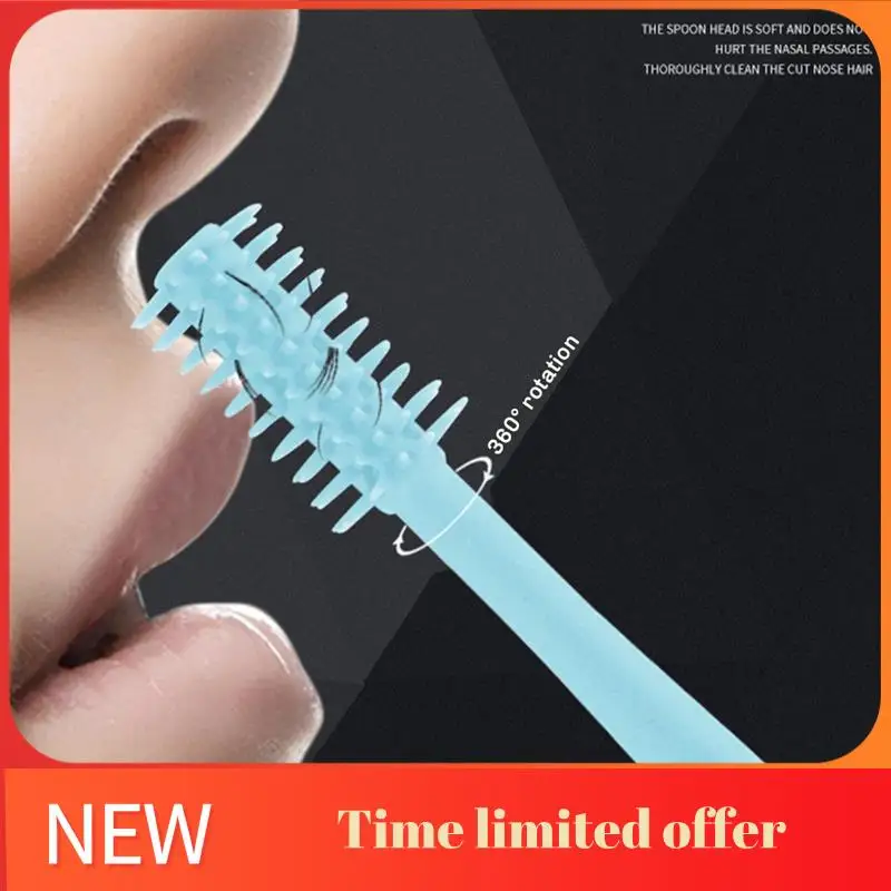 

A006-2-In-1 Nasal Hair Cutter, Double Sided Nose Hair Knife, Portable Manual 360° Rotating Nose Hair Trimmer