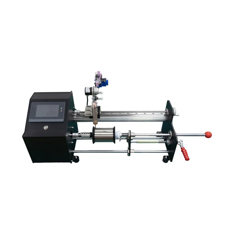 تخزين البيانات ونقرة واحدة لبدء آلة لف الأسلاك الذكية التي تعمل باللمس مع وظائف متعددة، لف تلقائي #5