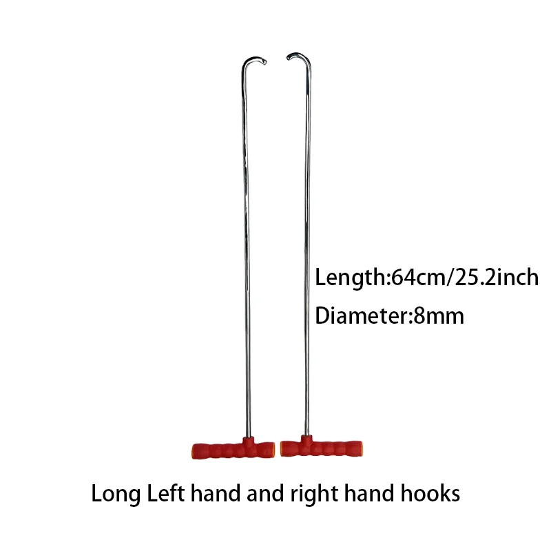 Новая модель инструмента PDR со стальными крючками для ремонта вмятин левой и правой руки.