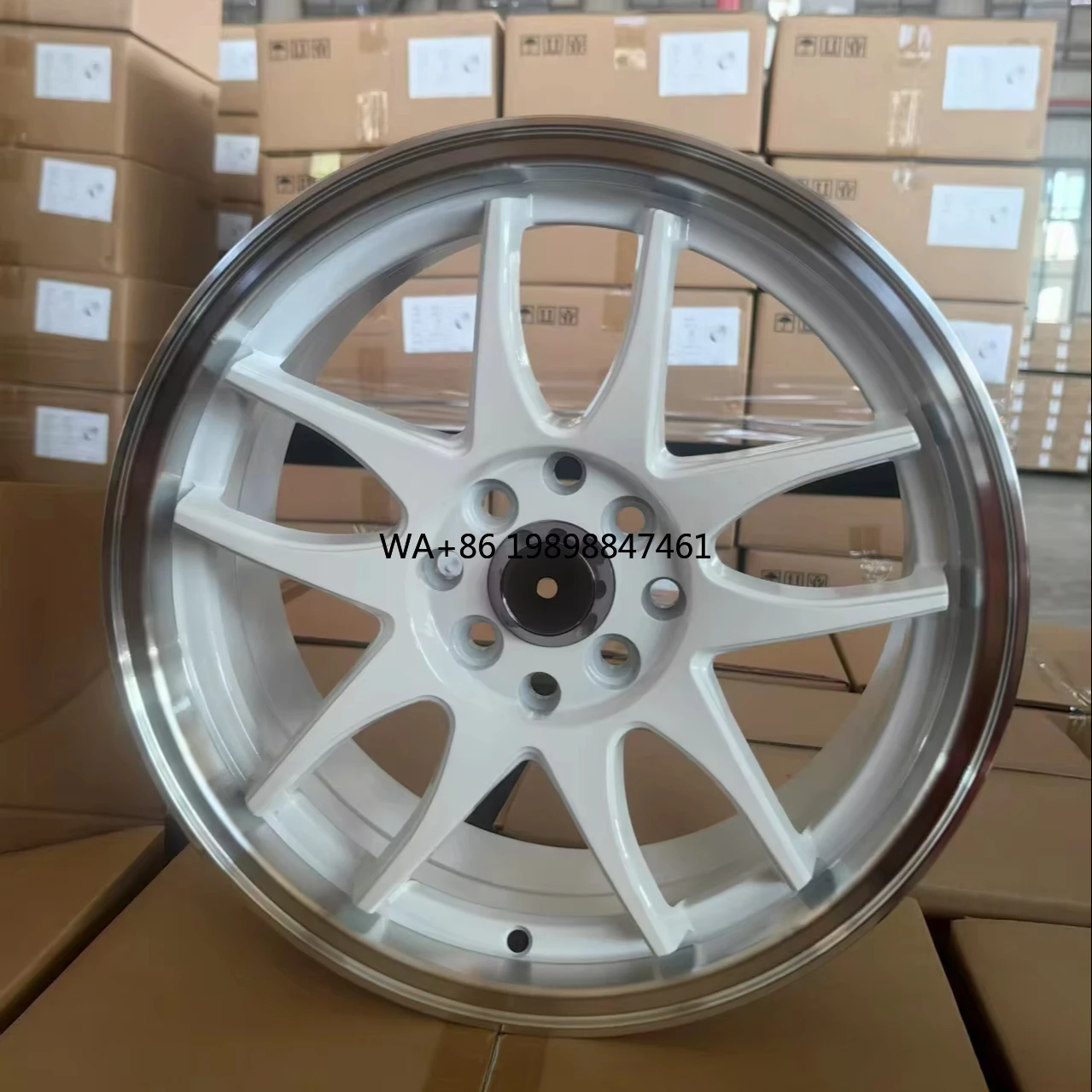 New Work CR Design 16 Inch 16x7 Alloy Wheel +38  4x100 4x114.3 Aluminum Rims for Toyota Honda Passenger Car Silver Disc