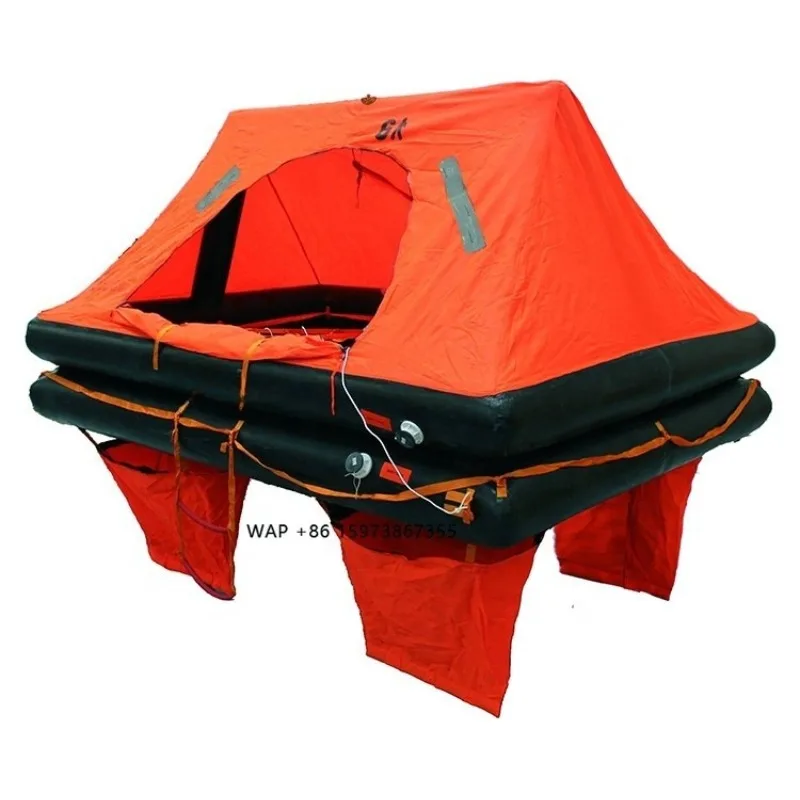 Custom OEM Ocean Survival Double Sided Inflatable Life Raft