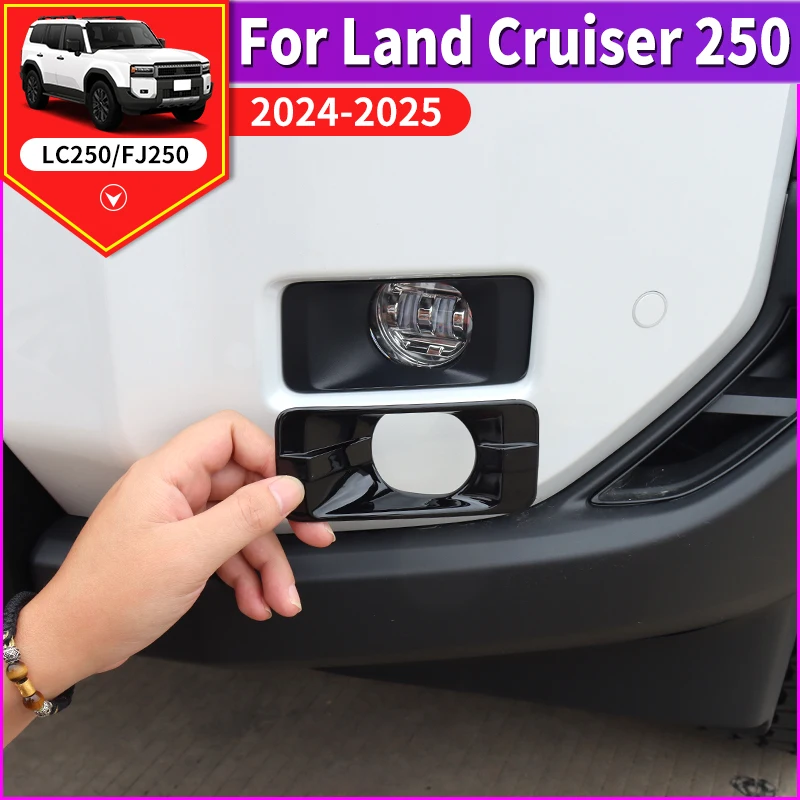 

For Toyota Land Cruiser 250 2024 2025 Prado LC250 1958 First Edition FJ250 Front Fog Lamp Decoration Paste,Upgraded Accessories
